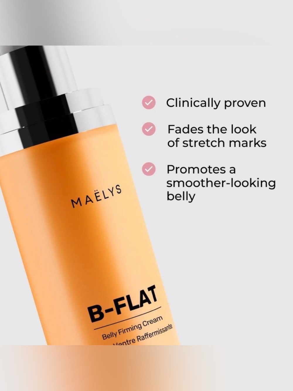 B-FLAT Belly Firming Cream — 3.4oz-NIB